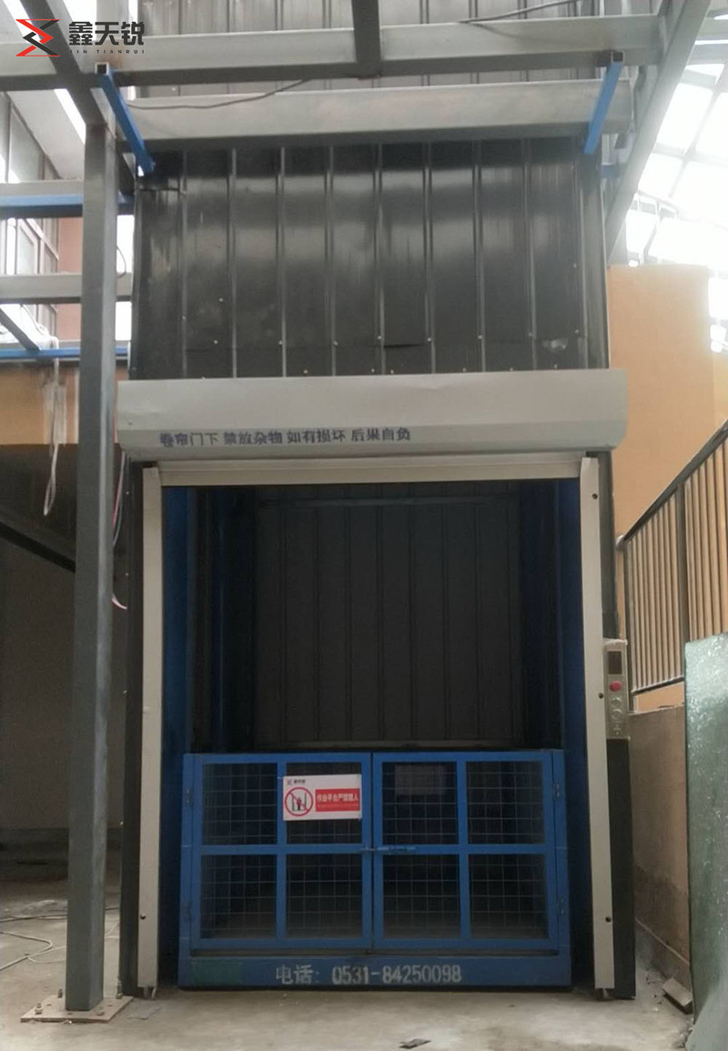 天津双轨双缸液压货梯